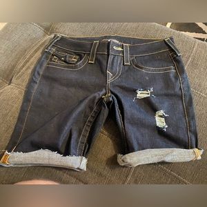 True Religion Denim Shorts-Size 26